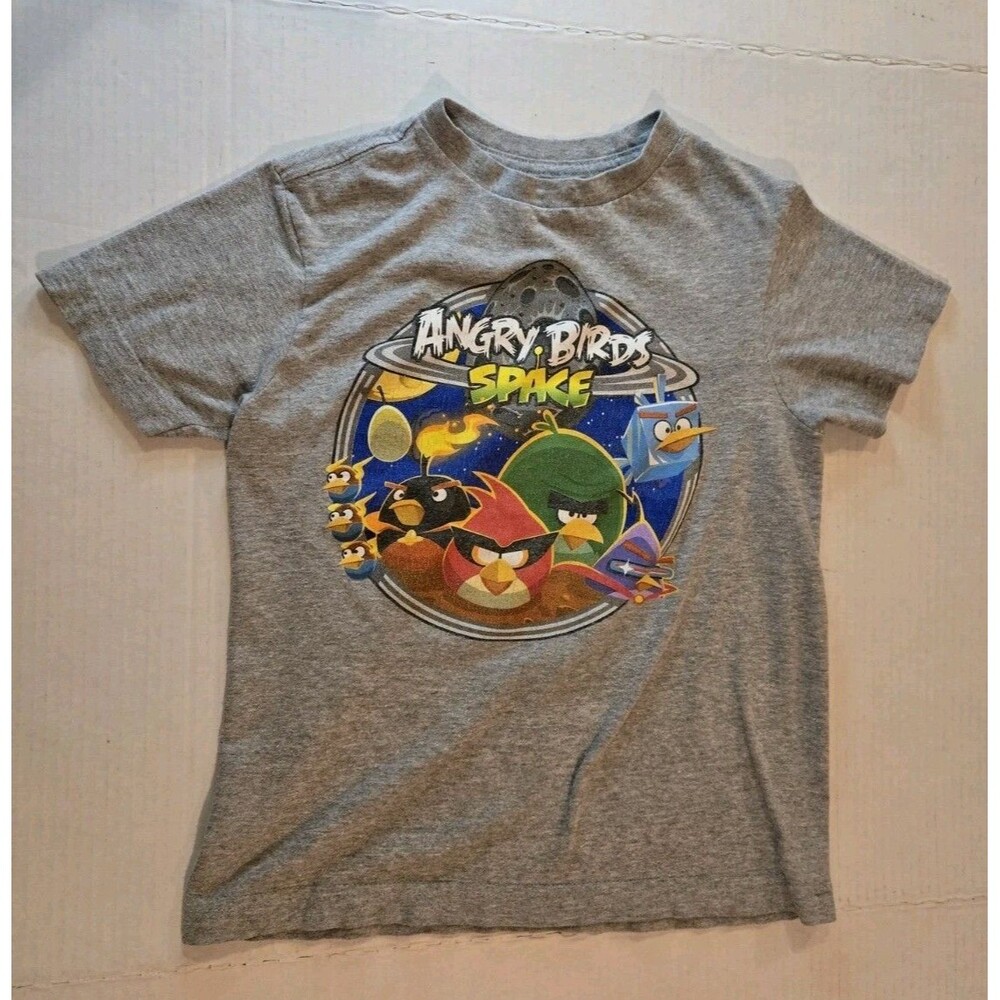 Angry Birds Space Short Sleeve Boys Small Old Navy Collectables T Shirt